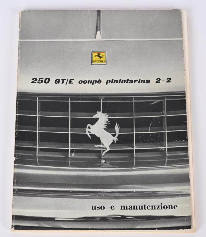Ferrari 250 GT/E Coupe Pininfarina Owners Manual (1 of 6)