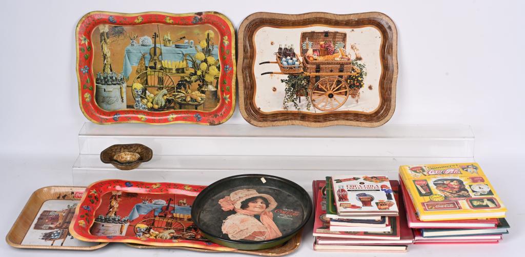 COCA COLA TRAYS, BOOKS & MR. PEANUT LOT (1 of 6)