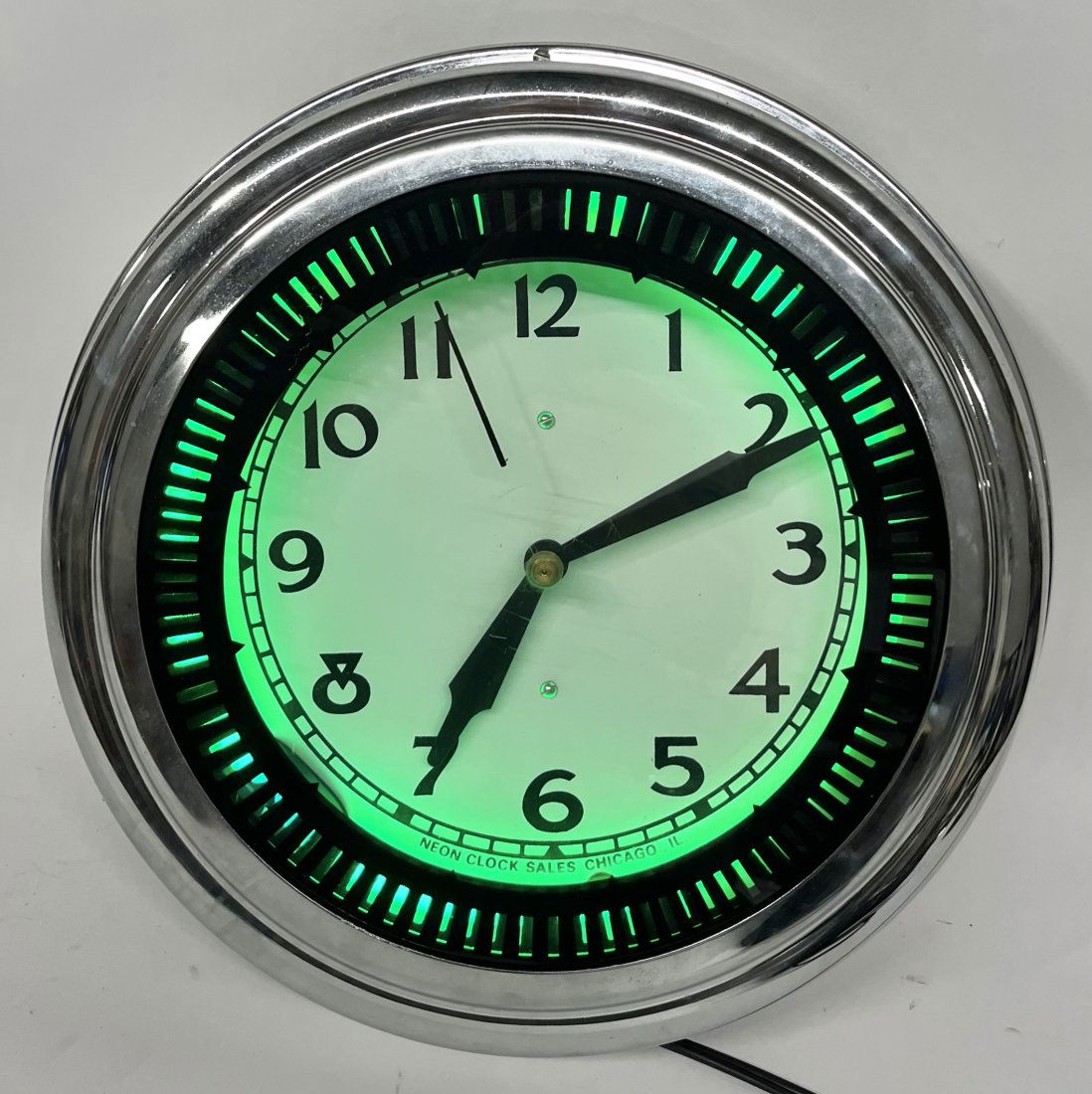 超レア　NEON CLOCK SALES（ネオンクロックセールス）社製　時計 NEON CLOCK SALES ネオンクロック 時計 【千葉、鎌ケ谷大仏から徒歩3分