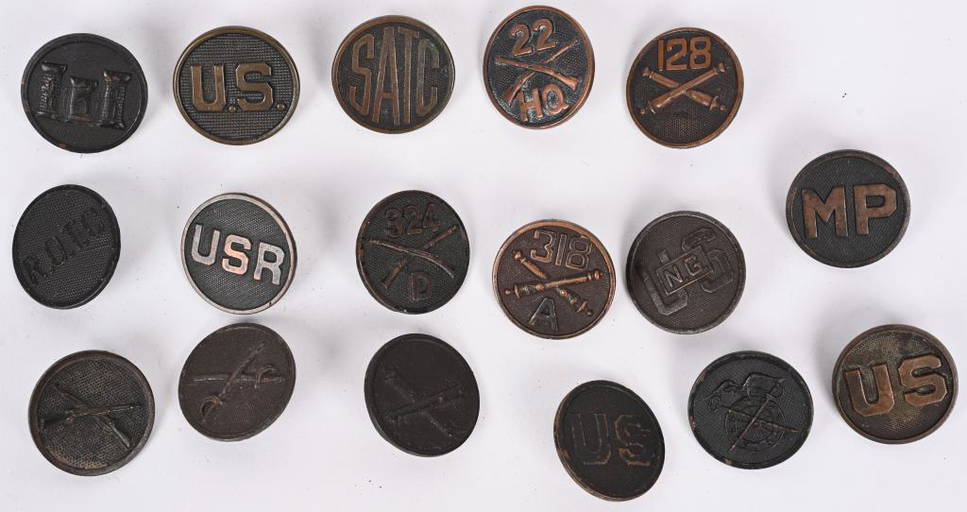 WW1 US ARMY COLLAR DISK 81ST DIV MP CAV ENGINEER Nov 19, 2022