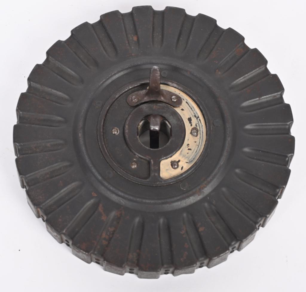 WWI .303 LEWIS GUN MG DRUM PAN AVIATION MAGAZINE: WW1 British Aviation drum is a variation most likely used by the RFC according to Bruce Canfield contributing editor for the National Rifle Association and well known author. The half drum is in excel