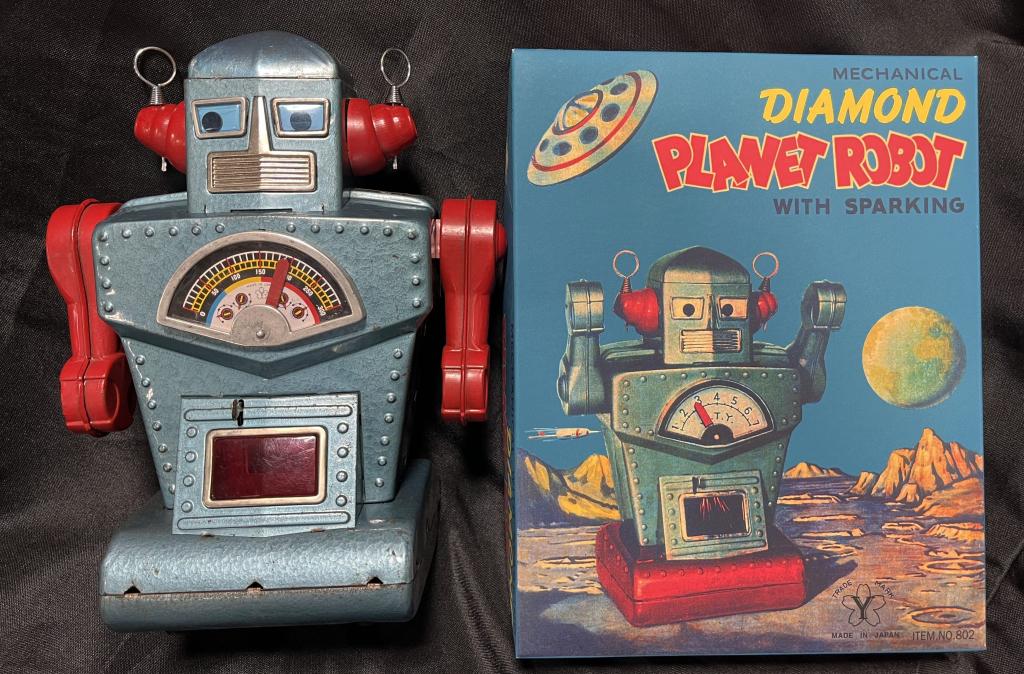 Yonezawa Windup Diamond Planet Robot