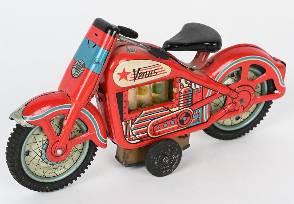JAPAN TIN FRICTION VENUS MOTORCYCLE (1 of 4)