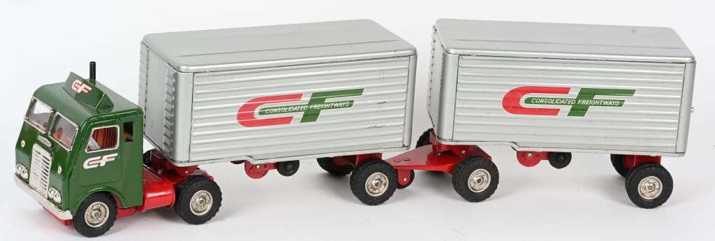 JAPAN CONSOLIDATED FREIGHT SEMI & 2 TRAILERS (1 of 4)