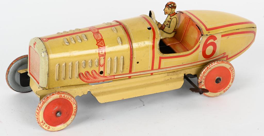 TIPP TIN WINDUP #6 BOAT TAIL RACE CAR (1 of 6)