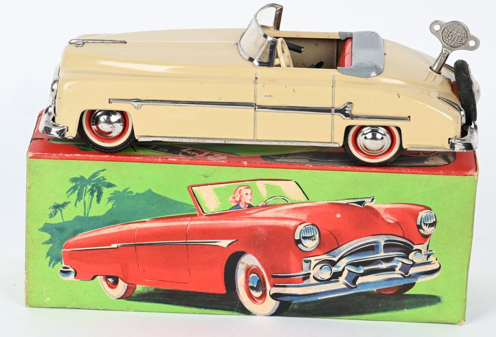 DISTLER TIN WINDUP PACKARD CONVERTIBLE w/ BOX (1 of 9)