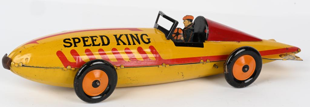 MARX TIN WINDUP SPEED KING RACER (1 of 5)