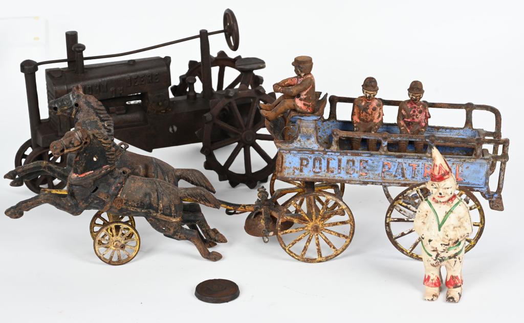 WILKINS CAST IRON POLICE PATROL WAGON & MORE (1 of 2)