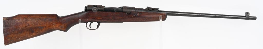 JAPANESE TYPE 38 CARBINE SPORTER: SERIAL NUMBER: 25352. BARREL: 19". CALIBER: 6.5 JAPANESE. MANUFACTURED: 1930's. Series 5 gun made at Nagoya. Crisp mum on the receiver. No import marks. Matching serials on the receiver and bolt body.