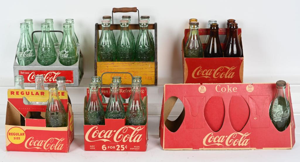 6- VINTAGE COCA COLA BOTTLE CARRIERS (1 of 7)