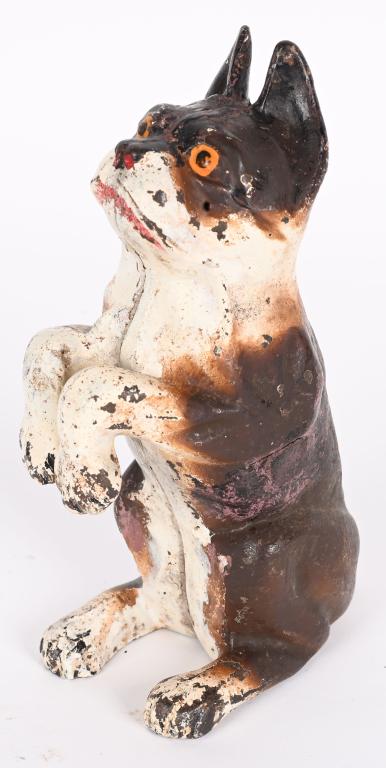 HUBLEY CAST IRON BEGGING TERRIER DOOR STOP (1 of 5)