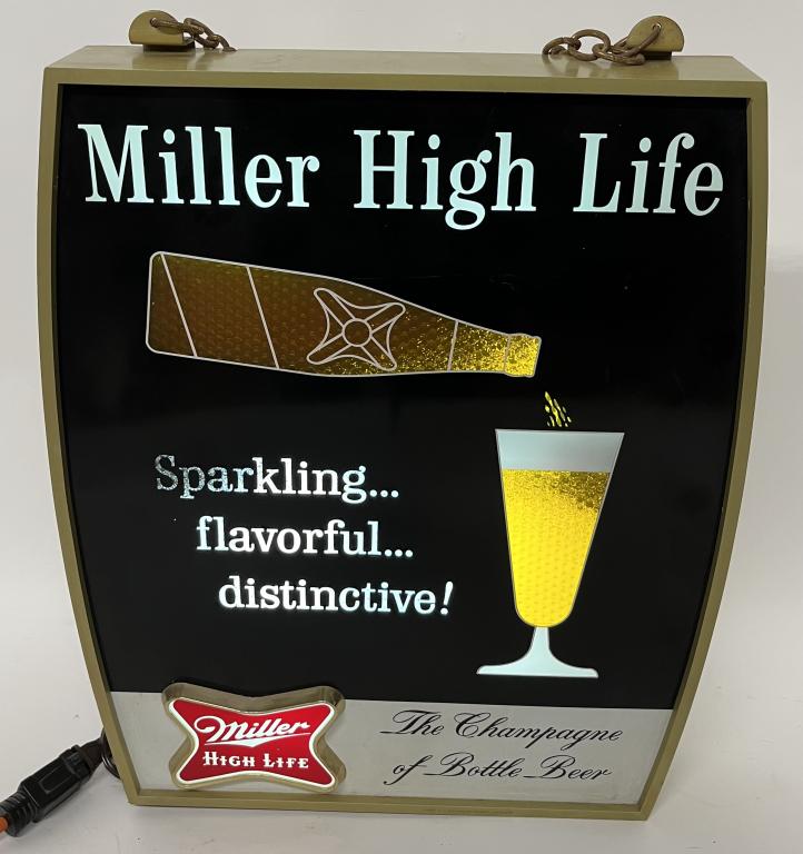 MILLER HIGH LIFE LIGHTUP SIGN (1 of 2)