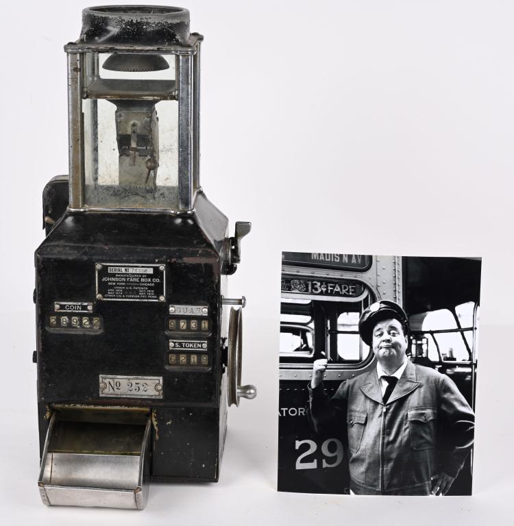 JOHNSON FARE BOX Ex HONEYMOONERS TV SHOW (1 of 4)