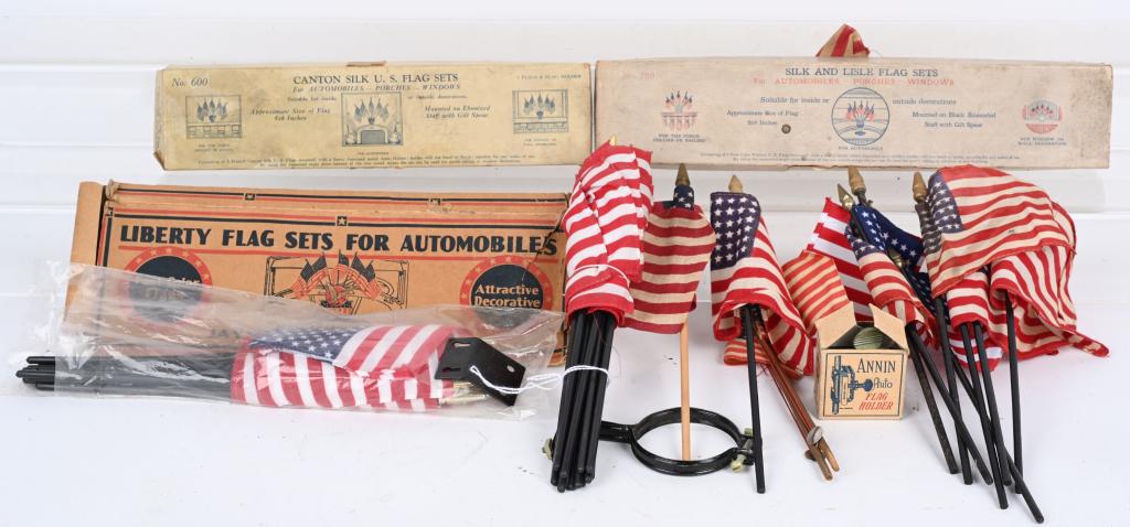 2-Silk & Lisle Flag Sets (1 of 4)