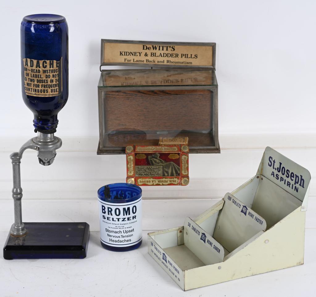 MEDICINE STORE DISPLAYS & TIP TRAY (1 of 4)