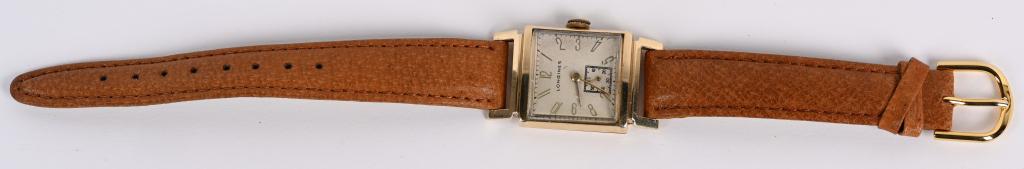 LONGINES 14K GOLD WRISTWATCH 1946, 17J (1 of 3)