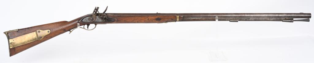US HARPERS FERRY RIFLE MODEL OF 1803: SERIAL NUMBER N/A BARREL 36" CALIBER 65 SMOOTHBORE MANUFACTURED 1818. The second series of the Harpers Ferry rifle with increased barrel length and stock dimensions. These were pushed into production 