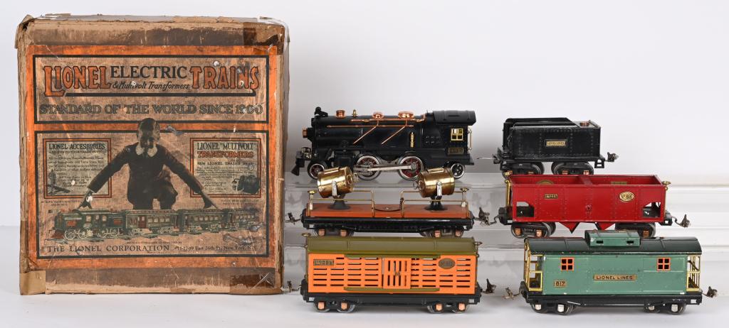 LIONEL PREWAR O GA FREIGHT TRAIN SET (1 of 6)