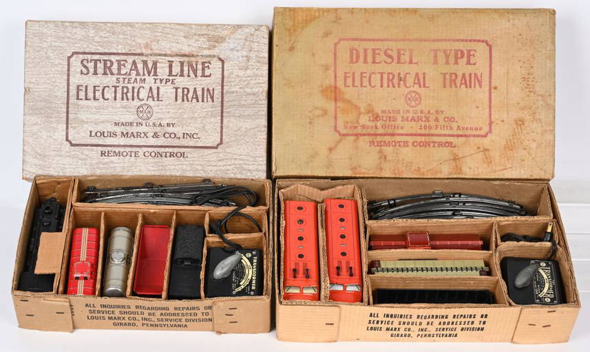 2- MARX TRAIN SETS w/ BOXES (#0077) on Mar 25, 2023 | Milestone ...