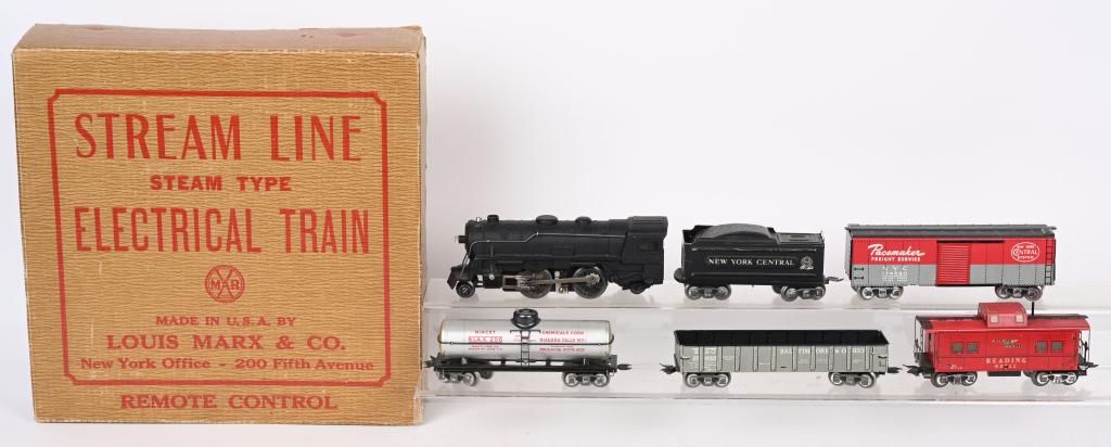 MARX 25225 STEAM TRAIN SET w/ BOX (1 of 3)