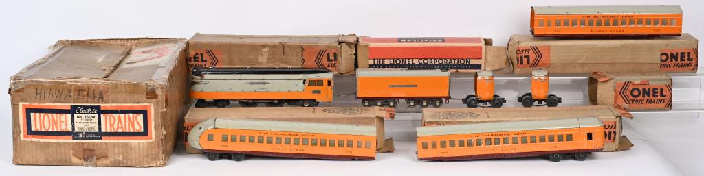 LIONEL 755W HIAWATHA TRAINS SET w/ BOXES (1 of 6)