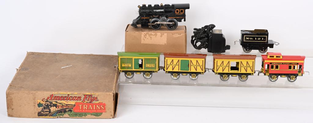 AMERICAN FLYER O GA. TRAIN SET w/ BOX (1 of 6)