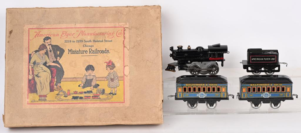 AMERICAN FLYER O GA. TRAIN SET w/ BOX (1 of 6)