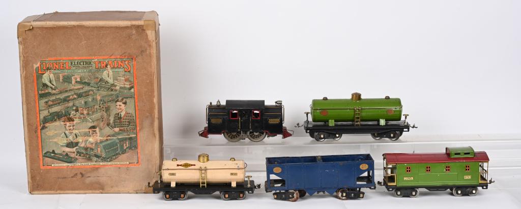 LIONEL PREWAR STD GA TRAIN SET w/ BOX (1 of 7)