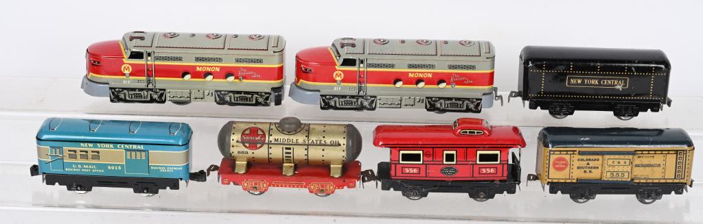 MARX 81F DIESEL AB DIESEL UNITS w/ CARS (1 of 4)