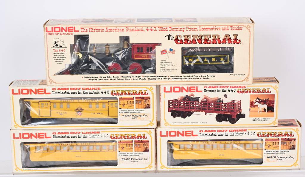 LIONEL #6-8701 GENERAL ENGINE & CARS / BOXES (1 of 2)