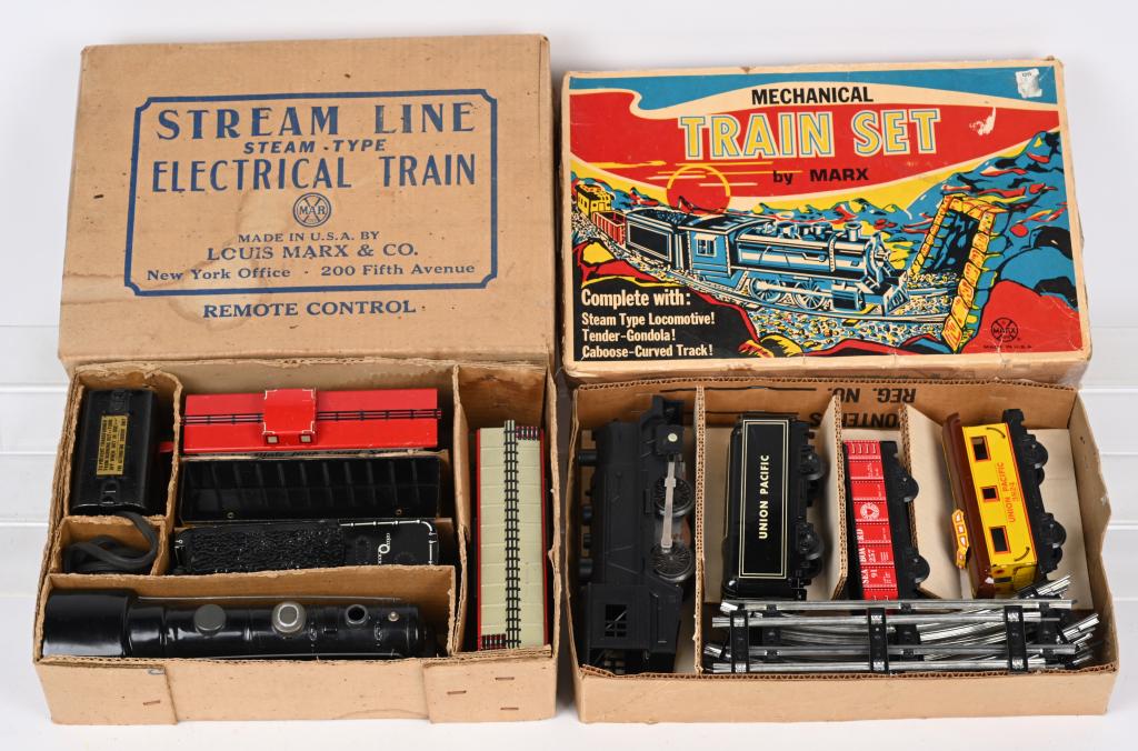 MARX #3994 & #528 ELECTRIC TRAIN SETS w/ BOXES (1 of 4)