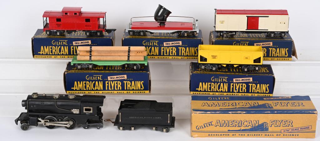 AMERICAN FLYER FRIGHT TRAIN SET (1 of 6)