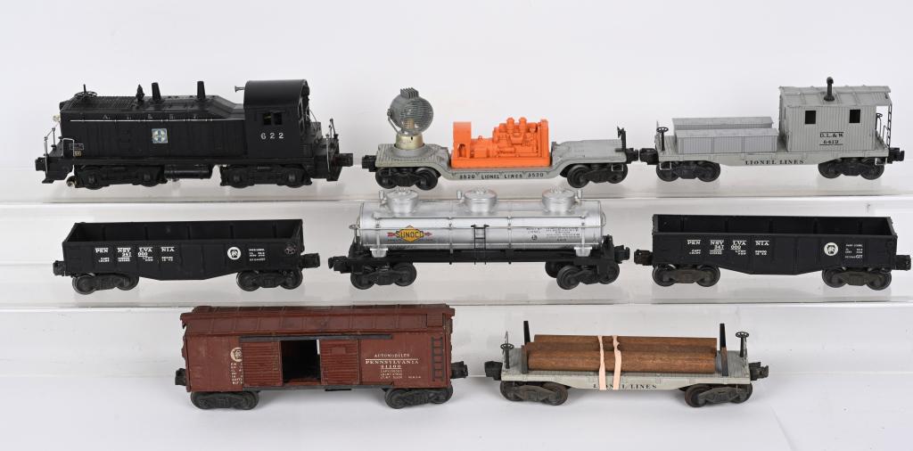 LIONEL #622 SNATA FE SWITCHER & FREIGHT CARS (1 of 4)