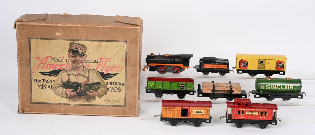 AMERICAN FLYER TRAIN SET w/ BOX (1 of 6)