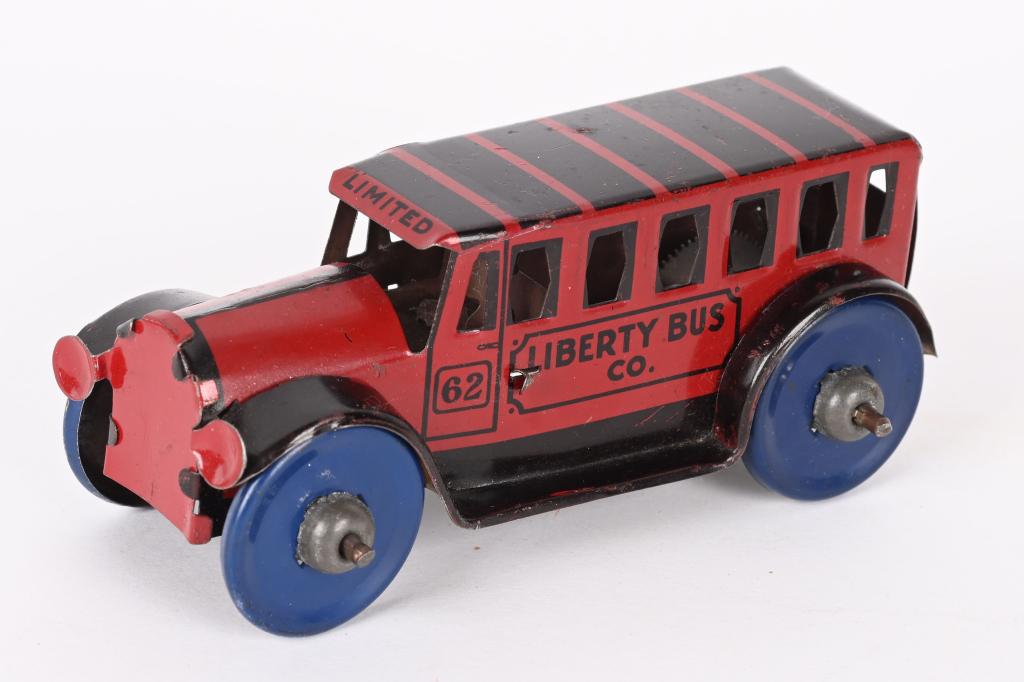 MARX FRICTION LIBERTY BUS No. 62 (1 of 5)