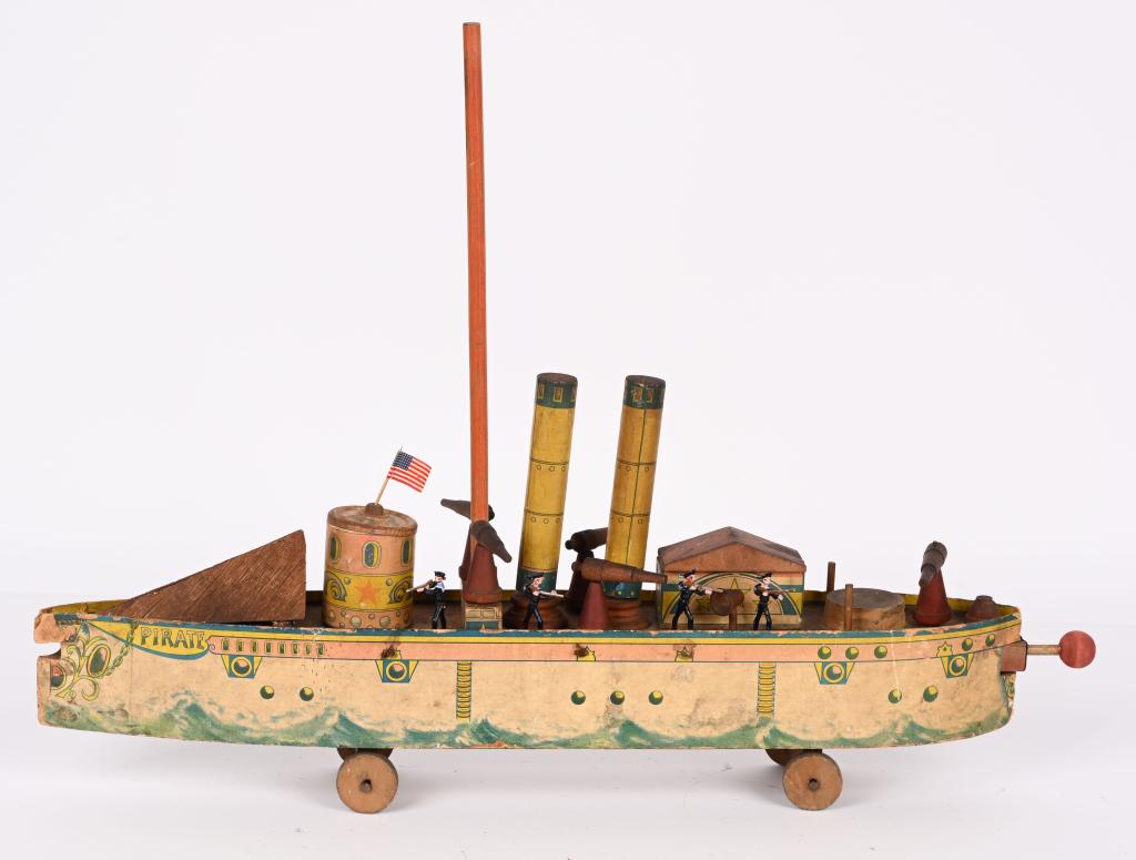 BLISS PAPER ON WOOD PIRATE SHIP (1 of 6)