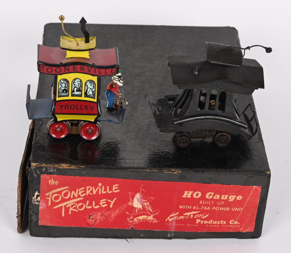 2- HO TOONERVILLE TROLLEY TOYS w/ BOX (1 of 2)