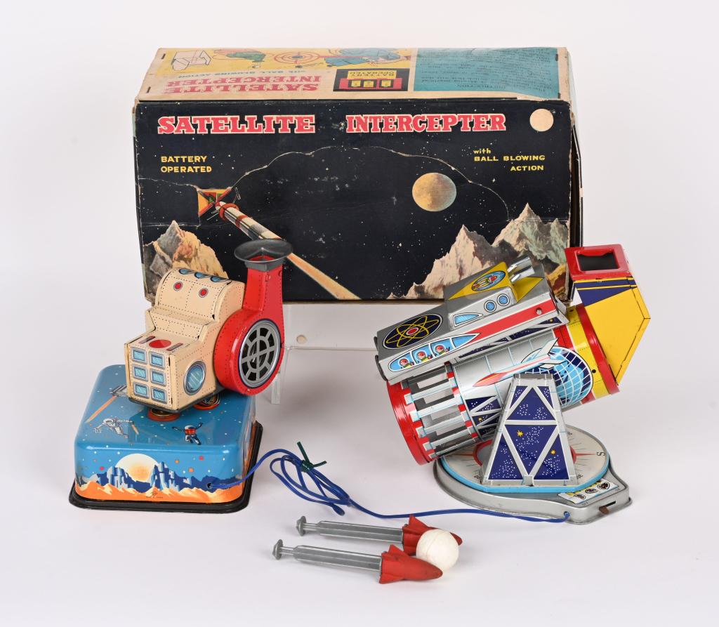 LINEMAR BATTERY OP SATELLITE INTERCEPTER w/ BOX (1 of 8)