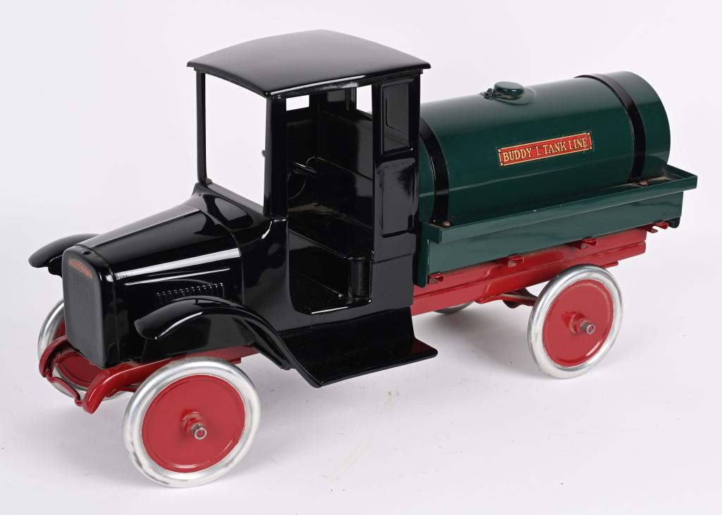 BUDDY L PRESSED STEEL TANK LINE TRUCK (1 of 6)
