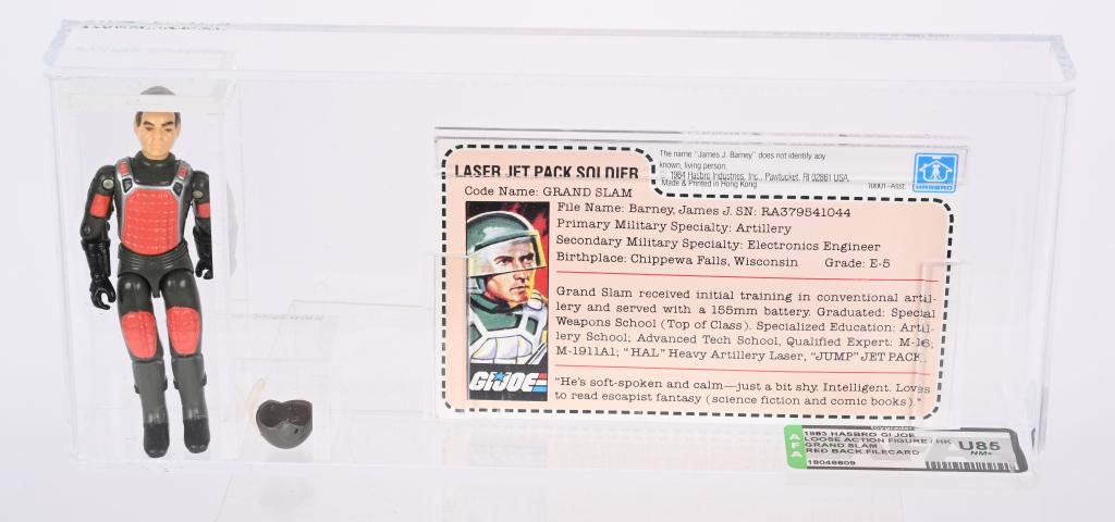 1983 GI JOE GRAND SLAM ACTION FIGURE AFA U85 (1 of 3)