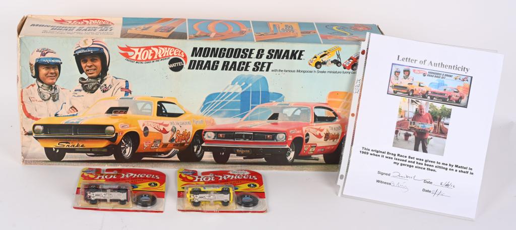 SEALED 1969 MATTEL MONGOOSE SNAKE SET FROM McEWEN (1 of 8)