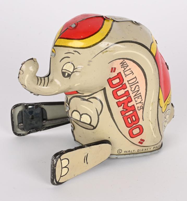 MARX TIN WINDUP ROLL OVER DUMBO (1 of 4)