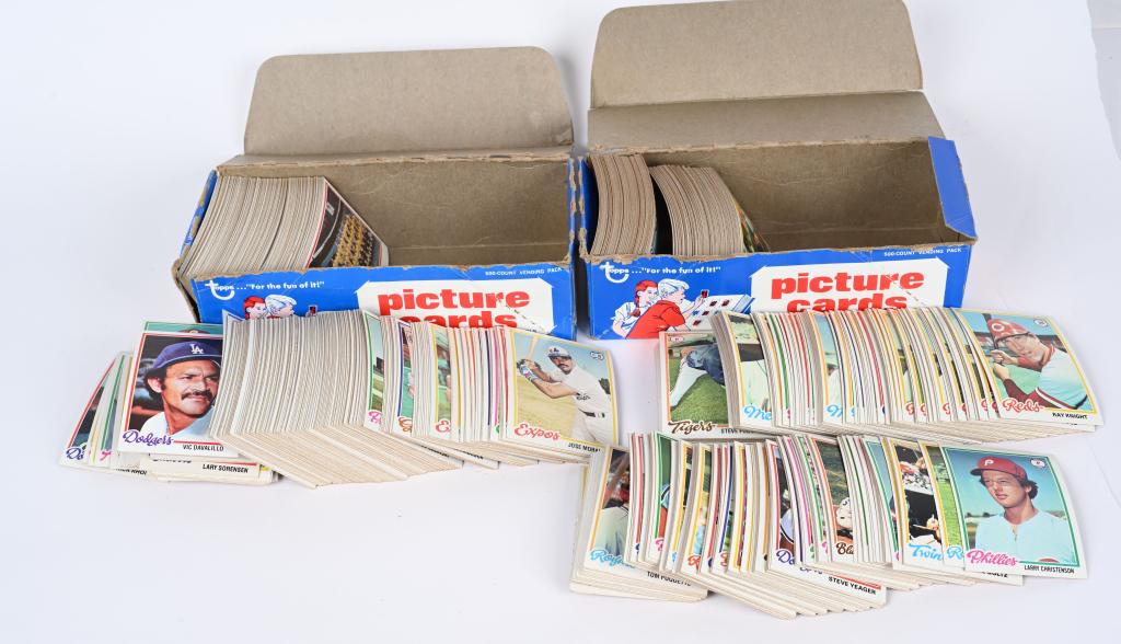 2- BOXES 1978 TOPPS BASEBALL CARDS (1 of 1)