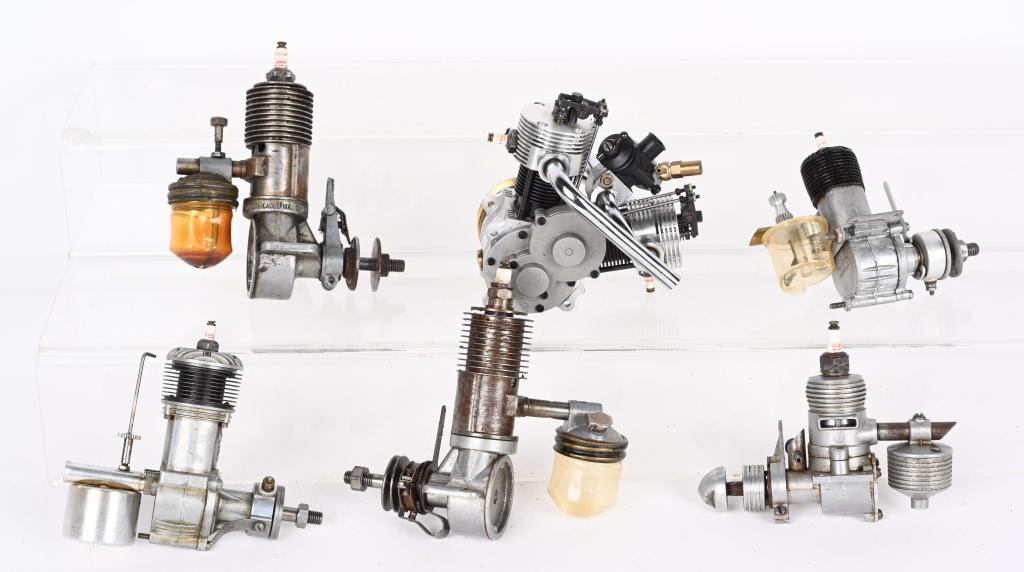 LOT OF 6 MODEL AIRPLANE MOTORS (1 of 4)