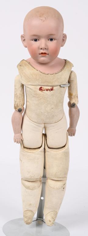 RARE GEBRUDER HEUBACK CLOSED MOUTH BISQUE DOLL (1 of 5)