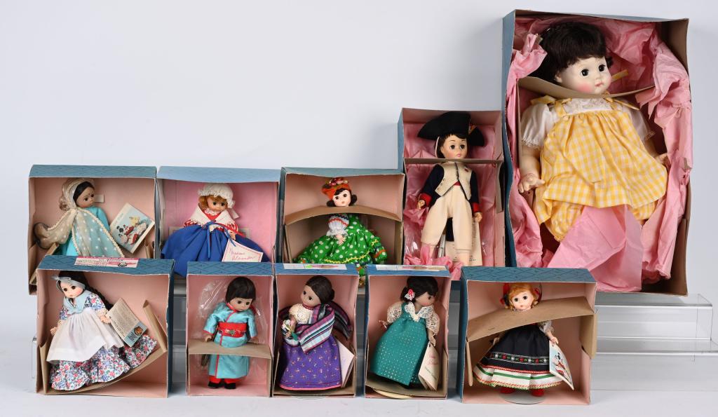 10- MADAME ALEXANDER DOLLS w/ BOXES (1 of 3)