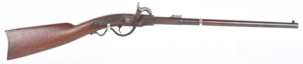 GWYN & CAMPBELL 1862 UNION RIFLE SRC: SERIAL 4358 BARREL20". CALIBER 52. TYPE II. Only 8202 were made in Hamilton Ohio. All matching numbers Lock has the Gwyn & Campbell 1862 legend while side of frame stamped UNION RIFLE. Features an oct