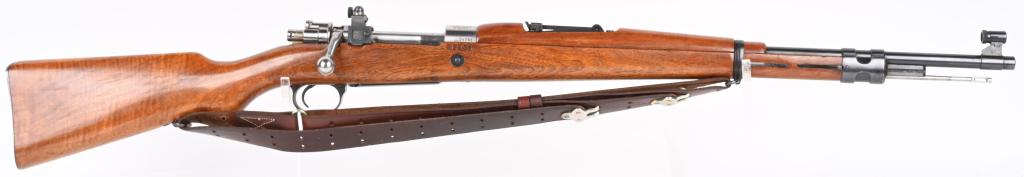 VENEZUELAN CONTRACT FN MODEL 1924/30 MAUSER: SERIAL NUMBER: 26256. BARREL: 23". CALIBER: 7MM MAUSER. MANUFACTURED: 1930'S. Strong crest on the chamber. Belgian proofs. No import marks found. Matching serials on the receiver, stock and bolt. Rear