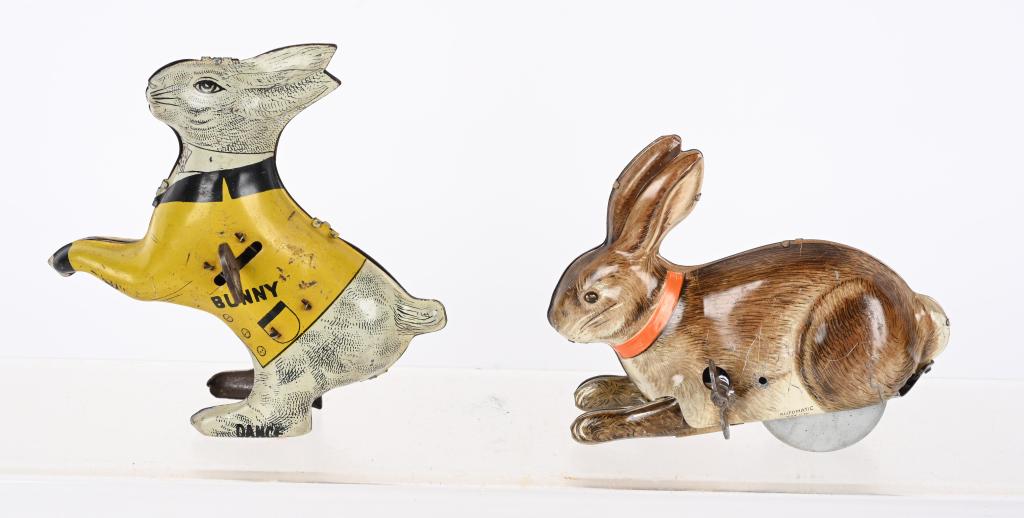 2- TIN WINDUP RABBITS (1 of 2)