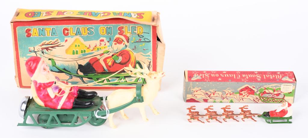 2- JAPAN SANTA CLAUS TOYS w/ BOXES (1 of 3)